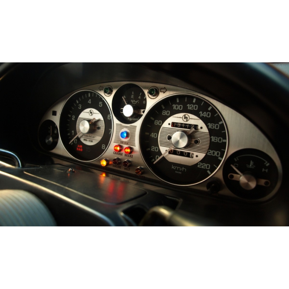 Instrument Cluster Bezel, Vintage Style, Stainless Steel, NA