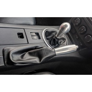 thumbnail image 2 of Red Stitched Leather Gear Gaiter & Handbrake Cover Set For Mazda MX5 MK3 2005-2012 2 of 4