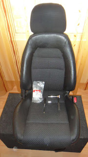 Seat in car before removal