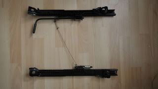 Seat base exposed