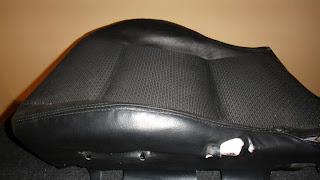 Zip ties securing cover