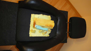 Backrest foam leftover