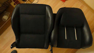 Headrest reassembled